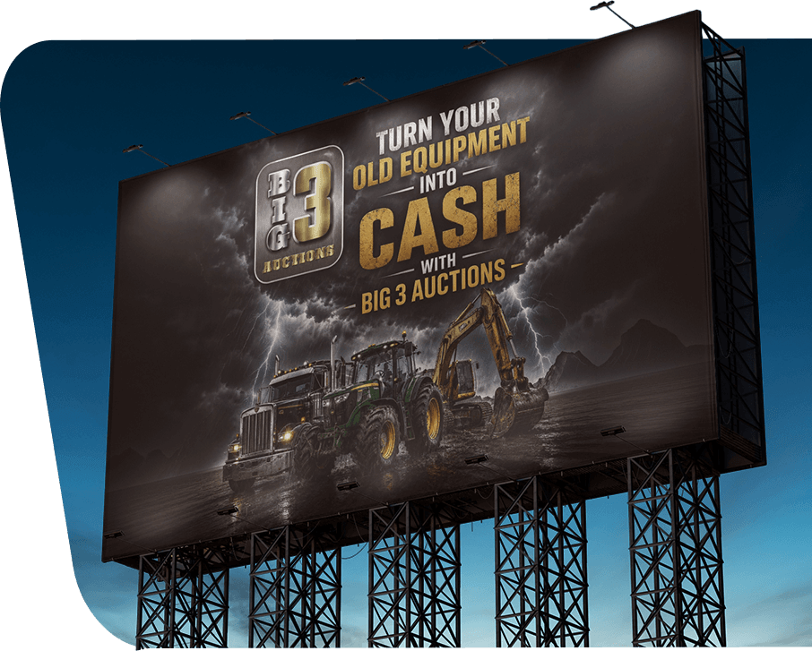 Big3 Auctions billboard