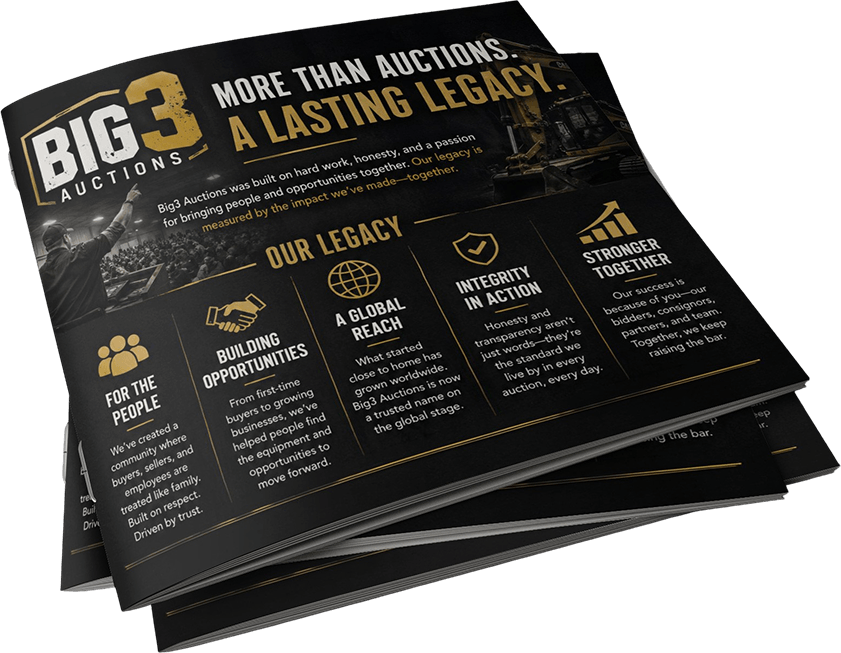 More than auctions. a lasting legacy. Big3 Auctions