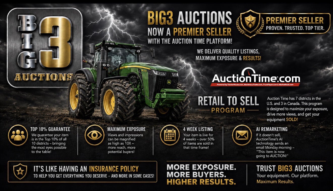 Big3 Auctions is now a Premier Dealer